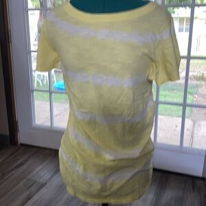 Yellow and White Maternity Isabel Brand size Small